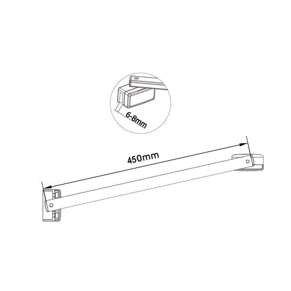 Cabine de douche pliante accès d'angle – schéma et dimensions
