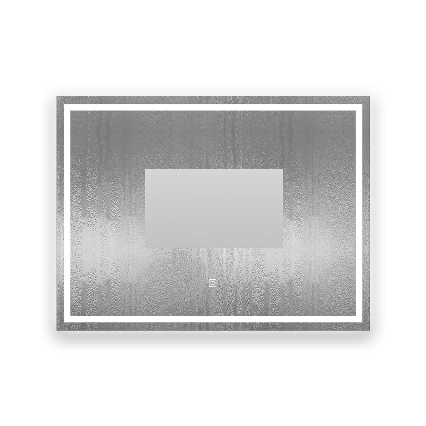 Miroir avec éclairage LED pour salle de bain anti-buée interrupteur tactile