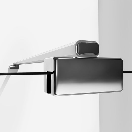 Barre de stabilisation mobile 360° de longueur 45 cm pour paroi de douche - vue 2