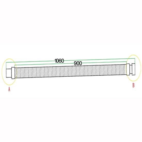 bonde de receveur avec siphon haut débit diamètre 90mm extra plate-couverture chromée