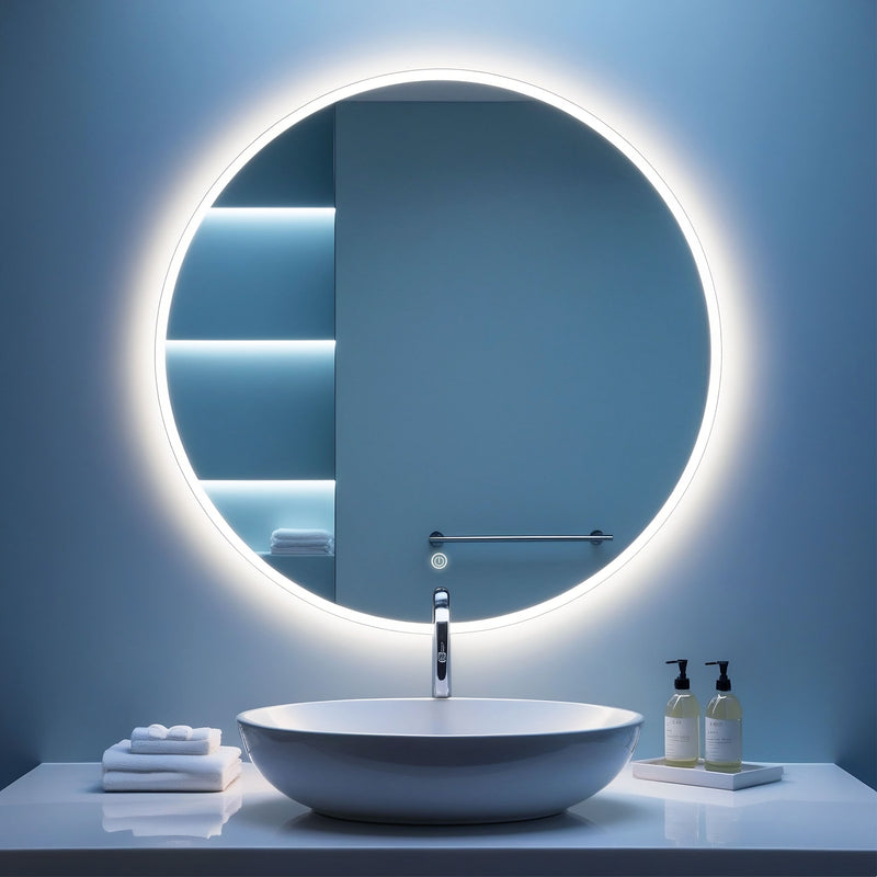 Miroirs ronds LED