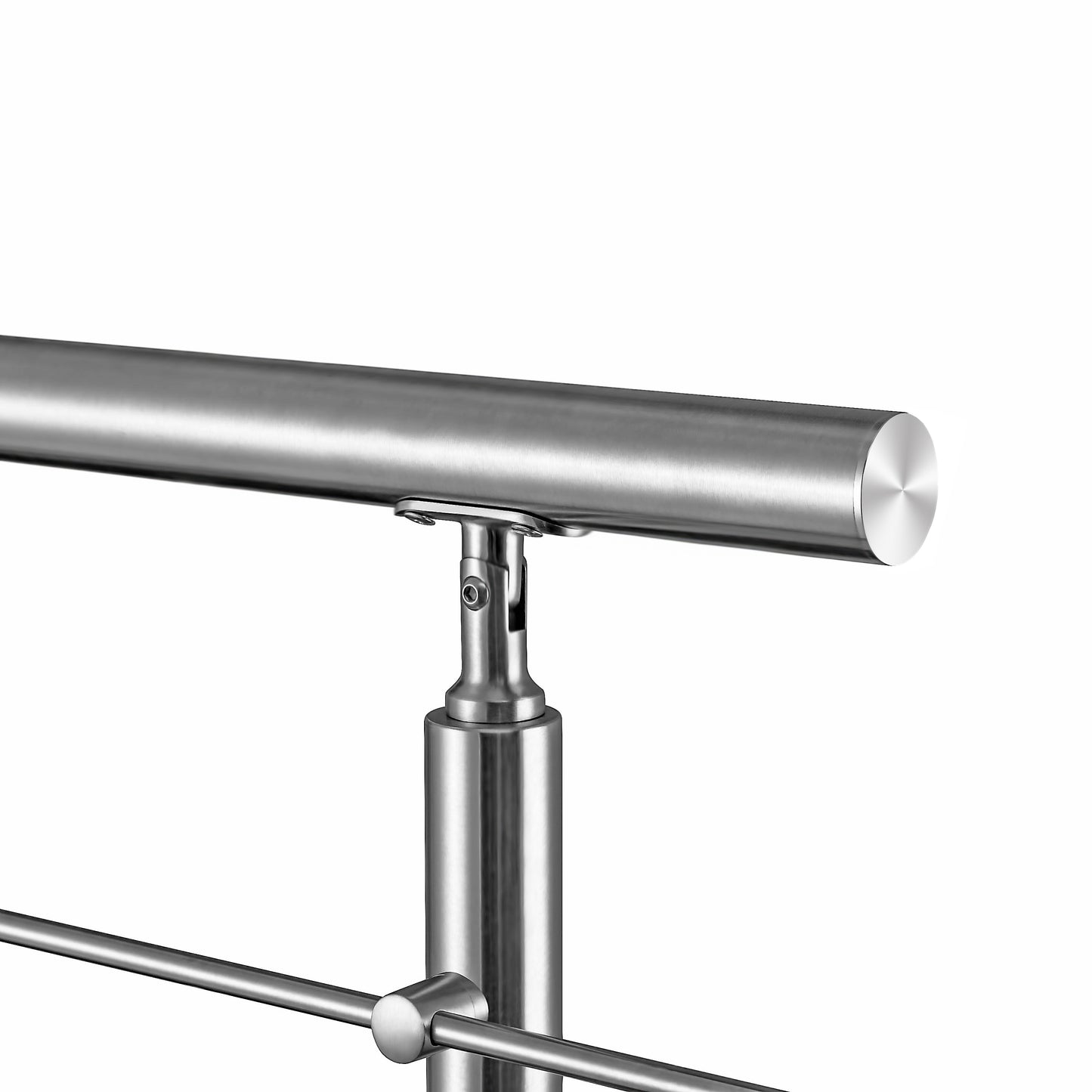 Garde-corps en inox 304  pour terrasse ou escalier à 5 barreaux Intérieur ou extérieur