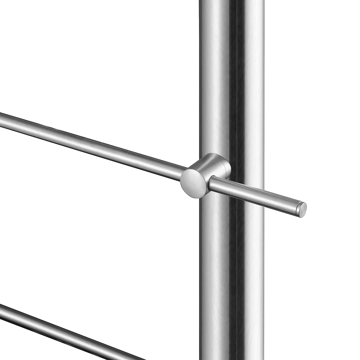 Garde-corps en inox 304  pour terrasse ou escalier à 5 barreaux Intérieur ou extérieur