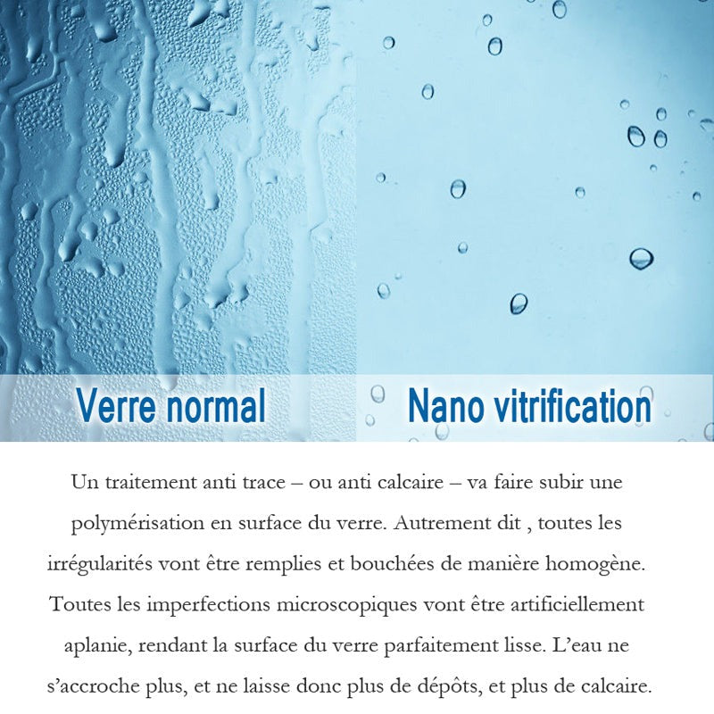 Cabine de douche pivotante accès d'angle – en situation dans une salle de bain