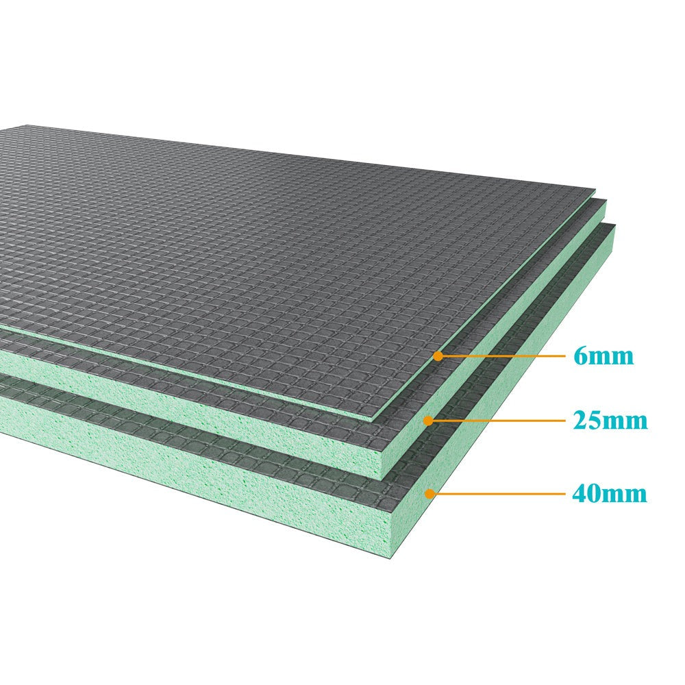 Panneau de construction prêt à carreler – schéma et dimensions
