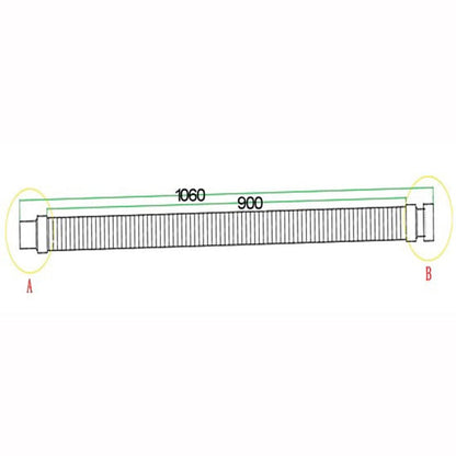 Receveur de douche extra-plat blanc en Solid Surface antidérapant et – schéma et dimensions