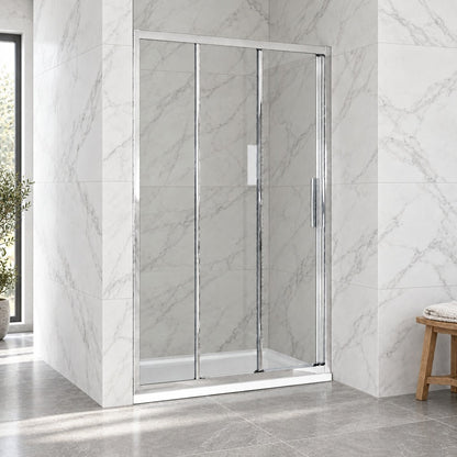 Porte de douche coulissante – en situation dans une salle de bain