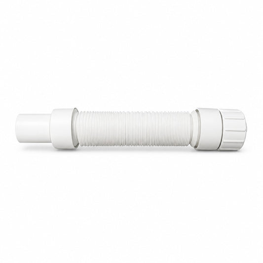 Tuyau flexible 90 cm pour bonde de receveur de douche – vue produit sur fond blanc