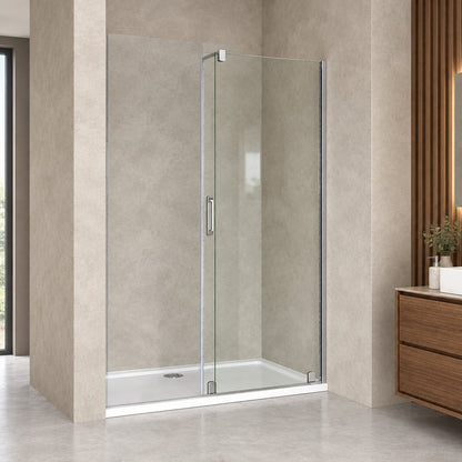 Porte de douche coulissante pour niche – en situation dans une salle de bain