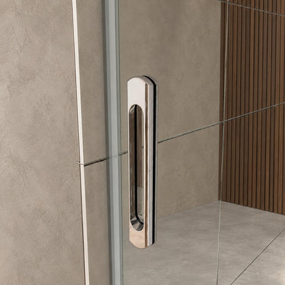 Porte de douche coulissante pour niche – en situation dans une salle de bain