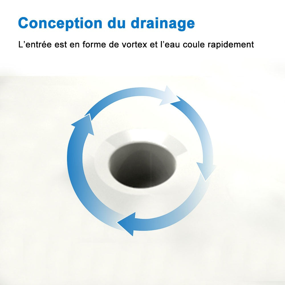Meuble sous-vasque suspendu 80 cm avec vasque en céramique – vue produit et dimensions