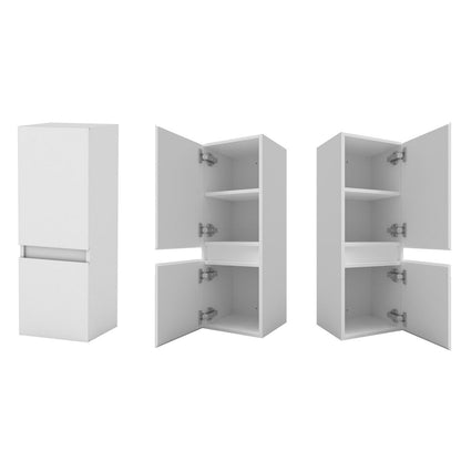 Colonne de salle de bain à suspendre 30 x 30 x 83 cm – vue produit et dimensions