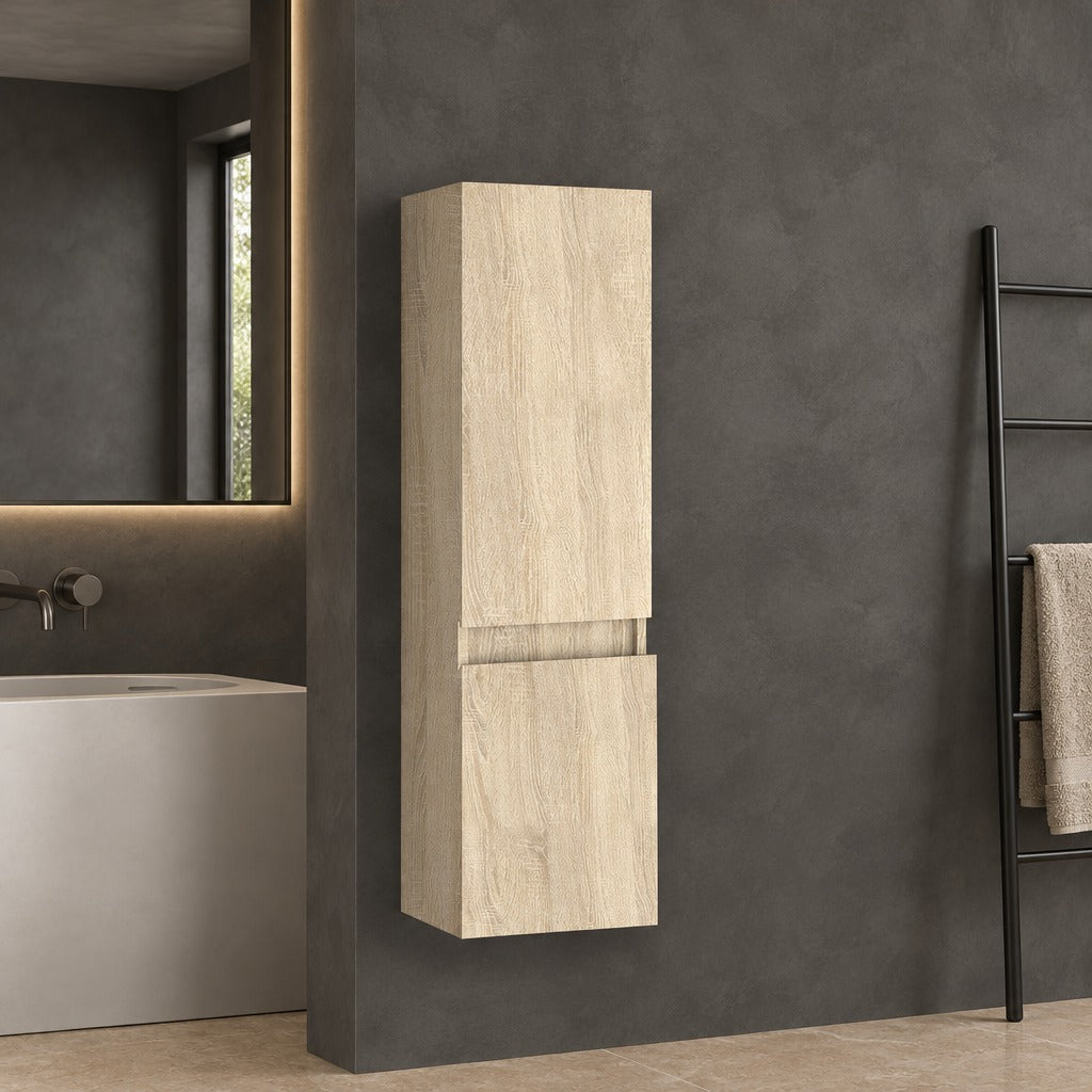 Colonne de salle de bain à suspendre 30 x 30 x 110 cm – dans une salle de bain