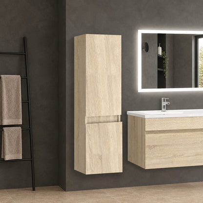 Colonne de salle de bain à suspendre 30 x 30 x 110 cm – dans une salle de bain