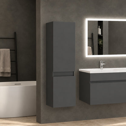 Colonne de salle de bain à suspendre 30 x 30 x 110 cm – dans une salle de bain