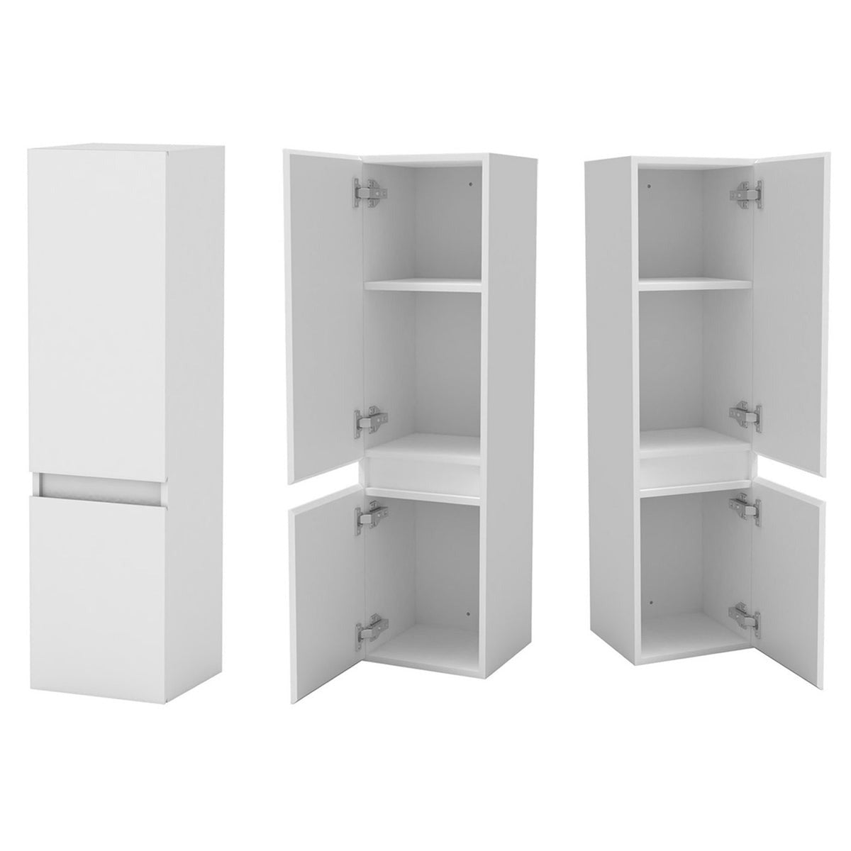 Colonne de salle de bain à suspendre 30 x 30 x 110 cm – vue produit et dimensions