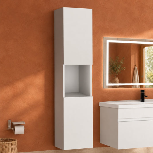 Colonne de salle de bain à suspendre 30 x 30 x 110 cm – dans une salle de bain