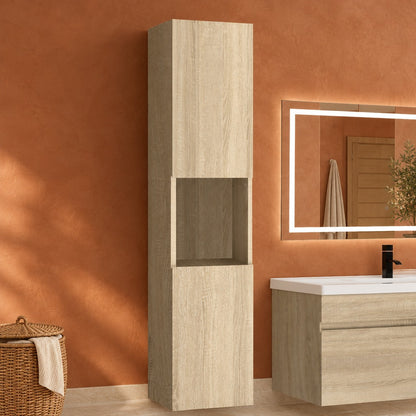 Colonne de salle de bain à suspendre 30 x 30 x 110 cm – dans une salle de bain