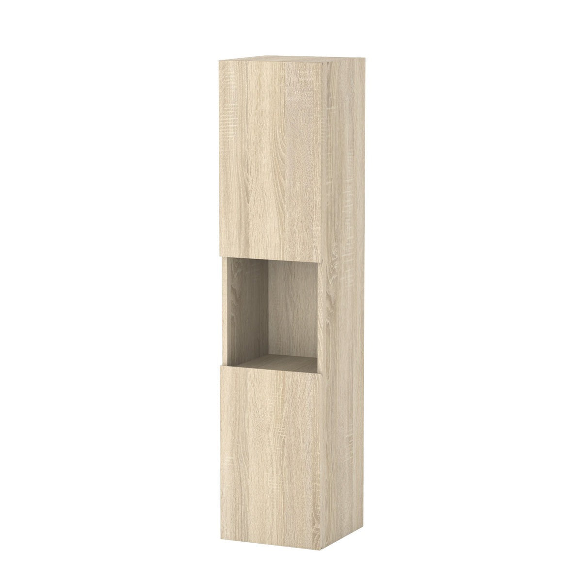 Colonne de salle de bain à suspendre 30 x 30 x 110 cm – vue produit et dimensions