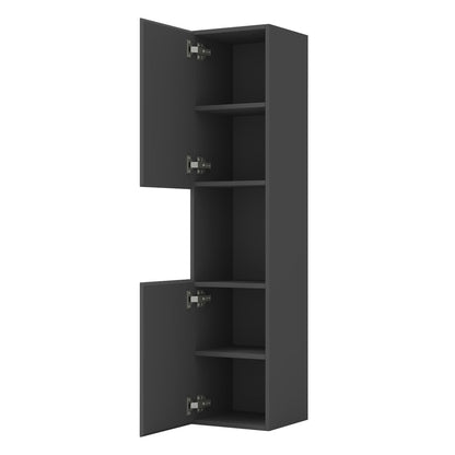 Colonne de salle de bain à suspendre 30 x 30 x 110 cm – vue produit et dimensions