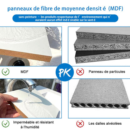 Colonne de salle de bain à suspendre 30 x 30 x 110 cm – vue produit et dimensions