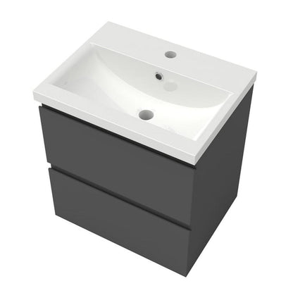 Vasque à encastrer en céramique blanche 51 x 48 cm – vue produit et dimensions