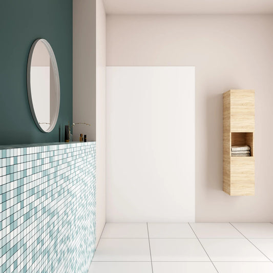 Panneau mural de douche en aluminium pour habillage mural de douche 80x210 cm